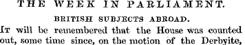 THE WEEK IN PABLIAMENT BRITISH SUBJECTS ...