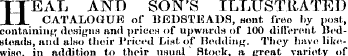HEAL AND SON'S ILLUSTRATED CATALOGUE of ...
