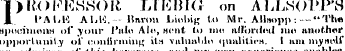 1>K()l< ESSOK, LlKllM on ALLSOPP'8 PALE ...