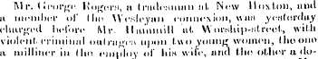 'Mr. (Jeorge lingers, a I railesnian at ...