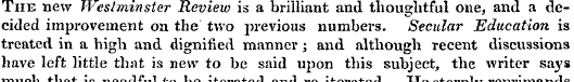 The new Westminster Review is a brillian...