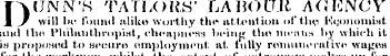 DUNN'S TAILORS' LAHOlT.lt AdIONCY will b...