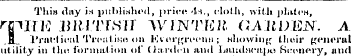 This day is published, price 4s., cloth,...