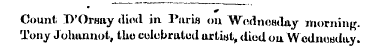 Count D'Orsay dieiel in Pans on We:dne>H...