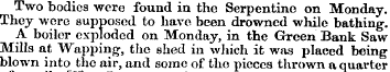 Two bodies were found in the Serpentine ...