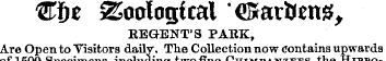 Whz i^oalogical "Cftar&Mtg, , REGENT'S P...