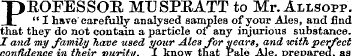 PROFESSOR MUSPRATT to Mr. Allsopp. " I h...