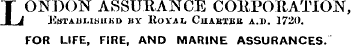 LONDON ASSURANCE CORPORATION, ESTAIILIBH...