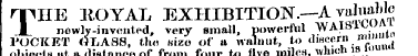 THE KOYAL EXHIBITION.—A valu* newly-inve...