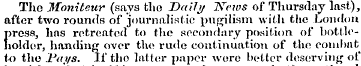 The Moniteur (says tho Pa iiy Ncivs of T...