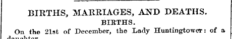 BIRTHS, MARRIAGES, AND DEATHS. BIRTHS. O...