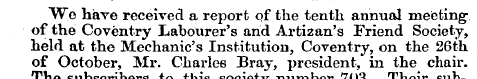 We have received a report of the tenth a...