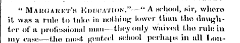 " Mauoakkt's Kdiioation."—-" A school, s...