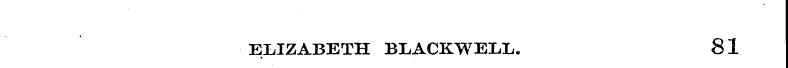 ELIZABETH BLACKWELL. 81