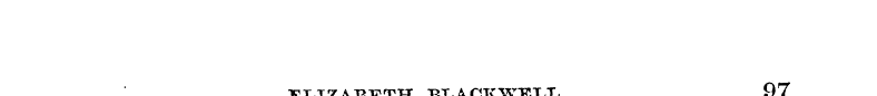 ELIZABETH BLACKWELL. 97