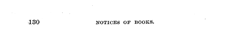 180 NOTICES OF BOOKS.