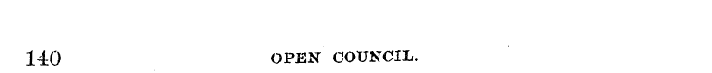 140 OPEN COUNCIL.