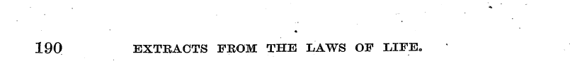 190 EXTRACTS FROM THE LAWS OF LIFEo