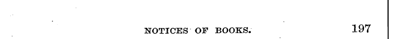 NOTICES OF BOOKS. 197