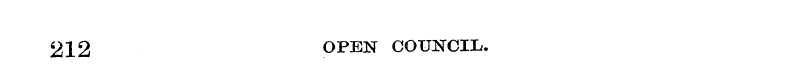 212 OPEN COUNCIL.