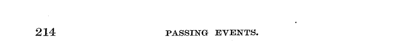 214 PASSING EVENTS.