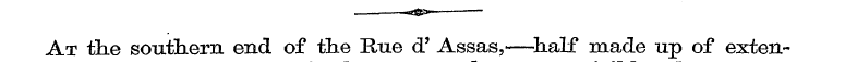 -afta— At the southern end of the Rue d'...