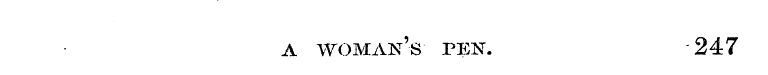 a woman's pen. 247