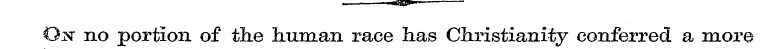 «» O^r no portion of the human race has ...