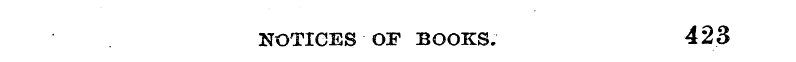 423 NOTICES OF BOOKS.