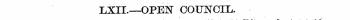 txn.— open council.