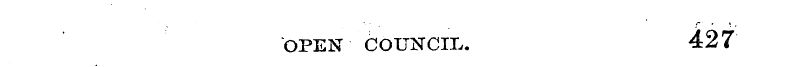 OPEN COUNCIL. 427