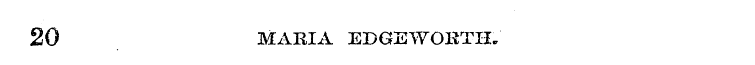 20 maria edgeworth;