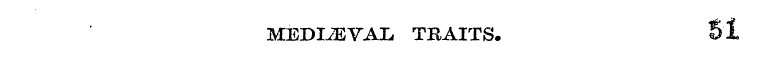 MEDIAEVAL TRAITS. SI