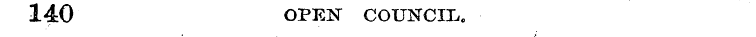 140 OPEN COUNCIL.