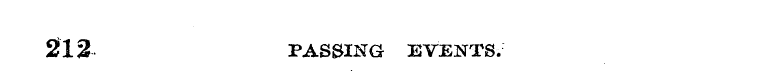 212 PASSING EVENTS. :