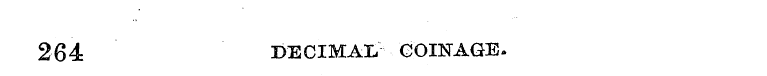264 DECIMAL COINAGE.