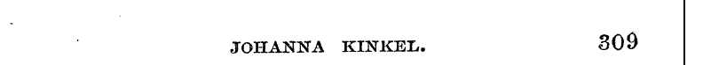 JOHANNA KINKEIi. SO 9