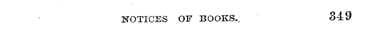 849 NOTICES OF . BOOKS-;