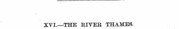 XVI.—THE RIVER THAMES.
