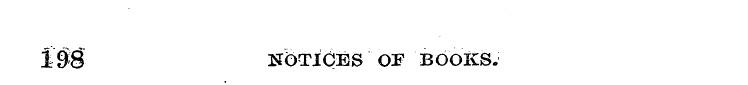 %§§ NOTICES OF BOOKS.