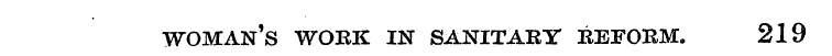 woman's woek in sanitary reform, 219