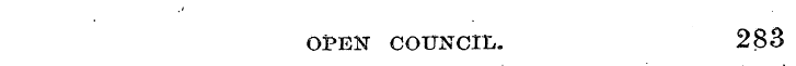 O^EN COUNCIL. 283