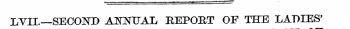 LVIL—SECOND ANNUAL REPORT OF THE LADIES'