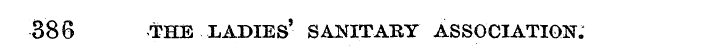 386 the ladies' sanitaby association.