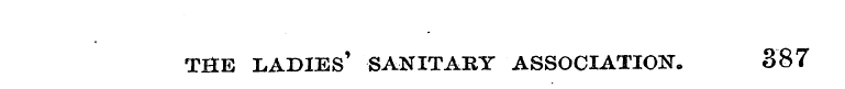 THE LADIES' SANITARY ASSOCIATION,, 887