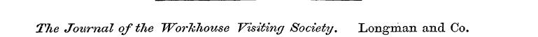 The Journal of the IVorhhouse Visiting S...