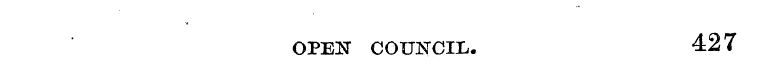 OPEN COUNCIL. 427
