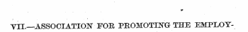 V.. . . VII.—ASSOCIATION FOR PROMOTING T...