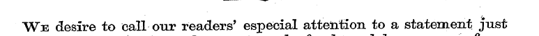 _ We desire to call our readers' especia...