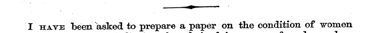 ¦ -^* I have been asked to prepare a pap...